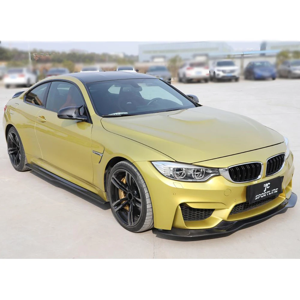 Передний бампер из углеродного волокна спойлер разветвители для BMW F80 M3 F82 F83 M4 2014 -