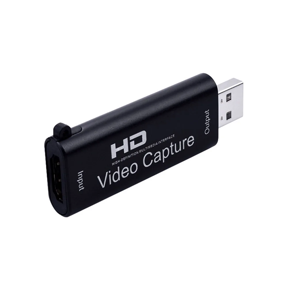 Портативная мини карта захвата аудио и видеосъемки USB 2 0 HD 1 канал на 1080P