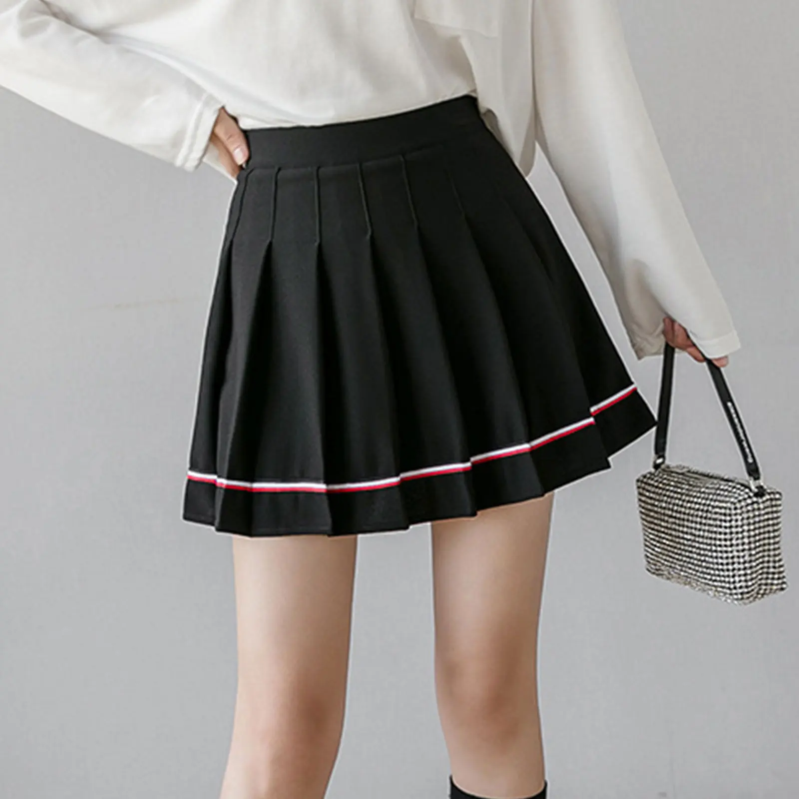 

Women Pleated Skirt School E Girl Cosplay Uniform Harajuku Kawaii Cute Korean Clothes High Waisted Skorts Golf Tennis Miniskirt