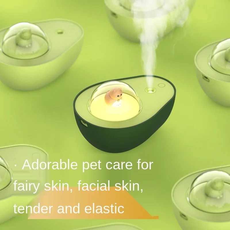 

Avocado humidifier bedroom with light air evolution replenishment lovely cartoon small USB humidifier