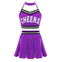 kids girls cheerleader uniform school girls stage performance outfit roleplay party cheer leader costumes sports encourage sets