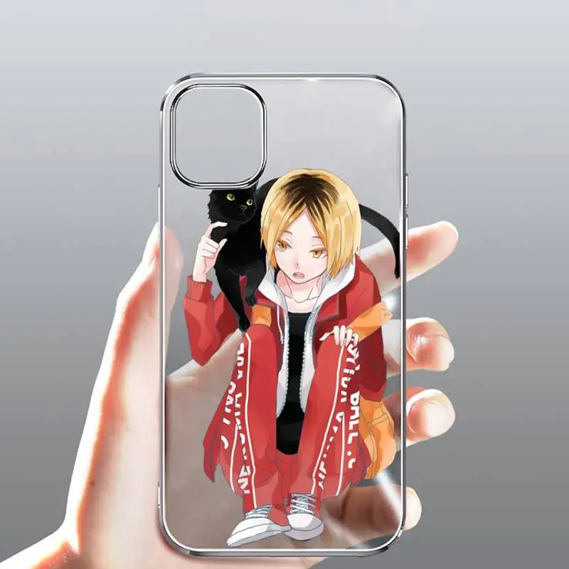 

Kenma Kozume Haikyuu!! Phone Case Transparent for Clear iPhone case 11 12 mini pro XS MAX 8 7 6 6S Plus X 5S SE 2020 XR