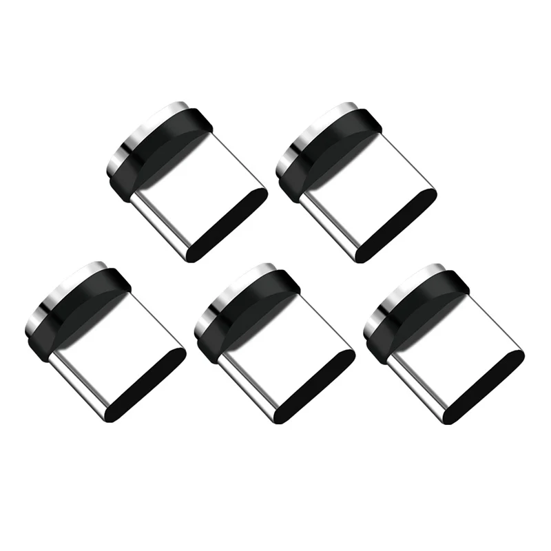 

Круглый Магнитный кабель с разъемами Micro USB типа C, адаптер для быстрой зарядки телефона, Магнитный зарядный штекер Micro USB типа C