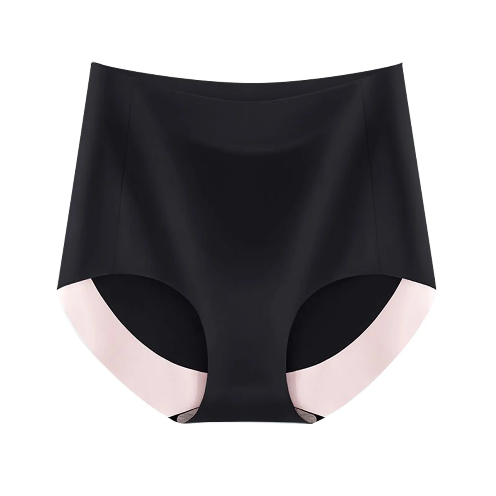 Женские трусики из ледяного шелка нижнее белье с завышенной талией бесшовное