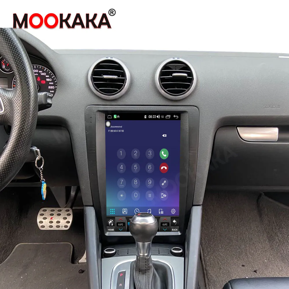Экран Tesla для Audi A3 2004 2012 Android10.0 4G 128GCar GPS навигация автомобильное стерео головное