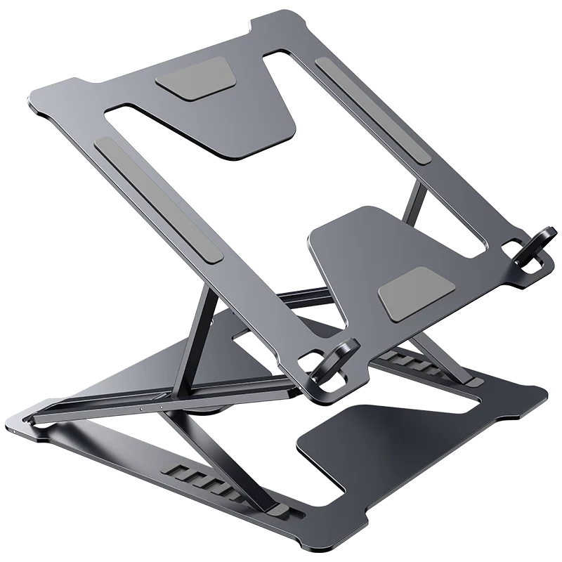 

Aluminum Alloy Portable Notebook Computer Bracket Double Heightening Folding Heat Dissipation Adjustable Computer Accessories