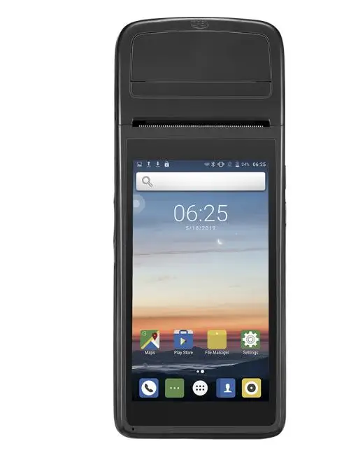 IssyzonePOS Android 6,0 PDA Themal чековый принтер ручной pos-терминал Bluetooth 4,0 Wifi 3g 1 Вт динамик камера мобильный платеж