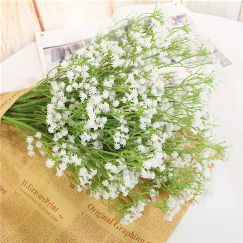 Искусственным звездным Цветочная композиция для вазы украшения дома невесты с