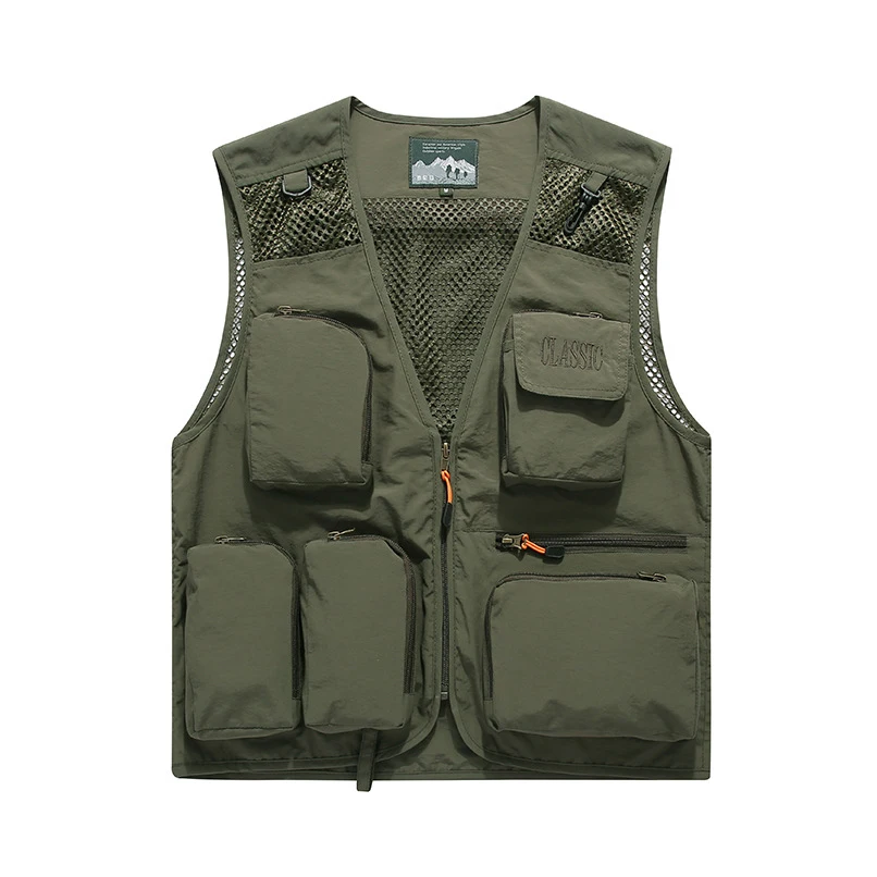 Hyweacvar мужской профессиональный студийный Рабочий жилет для фотографа из дышащей