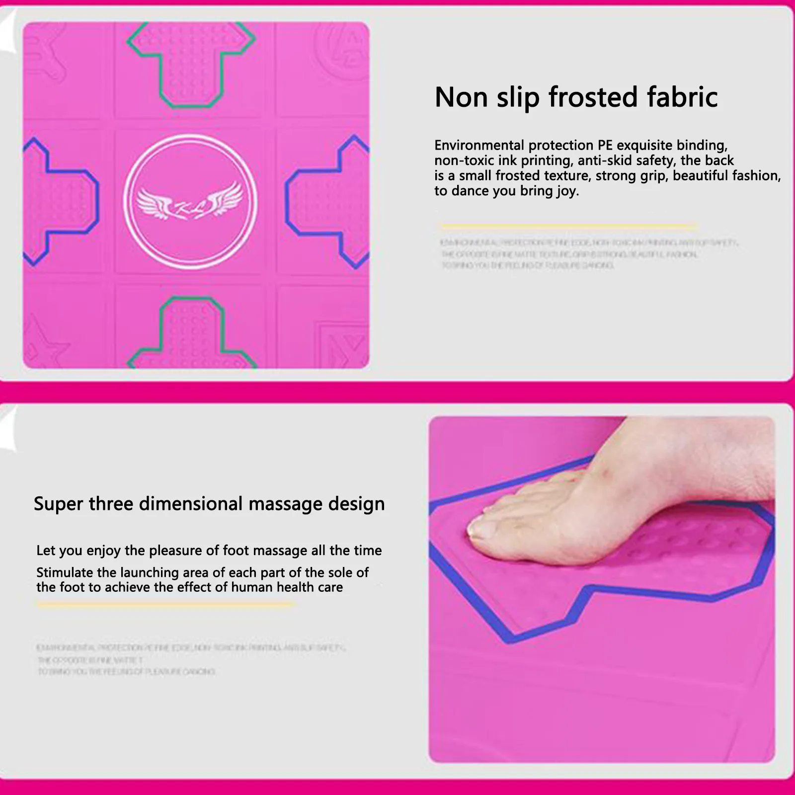 

Hd Wireless Single Hand Dance Dance Mat Tv And Computer Dual Use Recreational Fntertainment Gaming Accessories