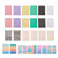 1628 sheets mixed pattern self adhesive multicolor acrylic rhinestone stickers diy phone case jewelry craft decor supplies