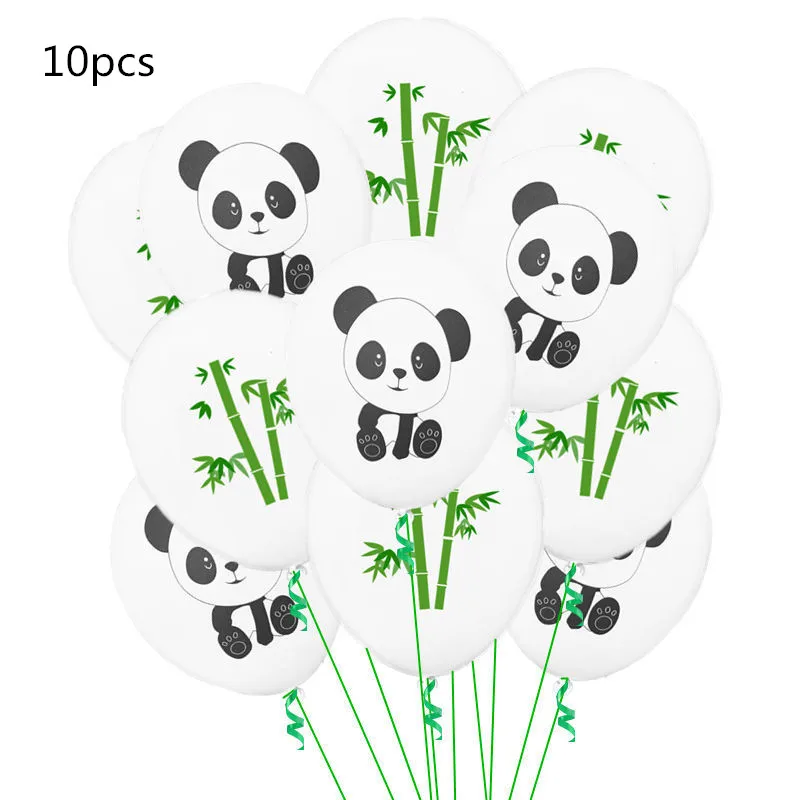 12 дюймов 10 шт мультфильм панда конфетти шары Дети День Рождения Декор Печатный