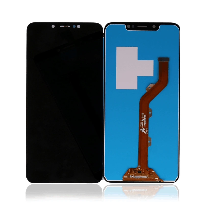ЖК дисплей и сенсорная панель для Infinix 7 X624 стекло с цифровым преобразователем в