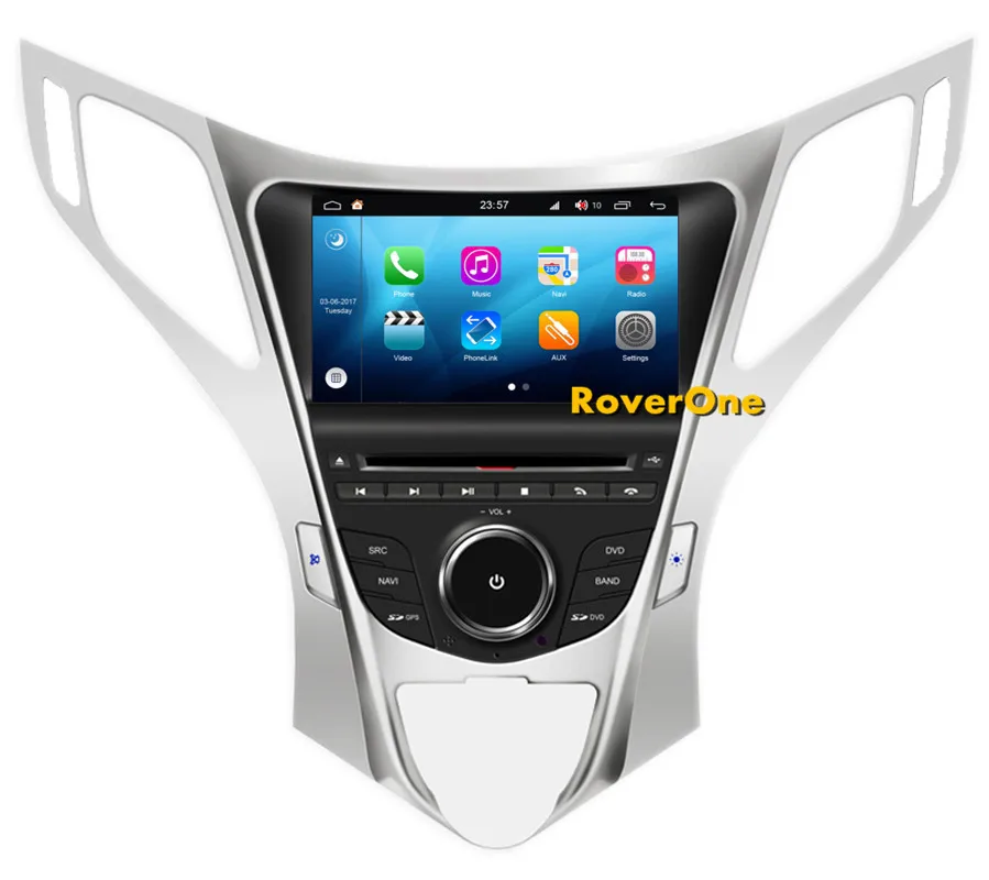 RoverOne S200 Android 8 0 автомобильный мультимедийный плеер для Hyundai Azera Авторадио Bluetooth DVD