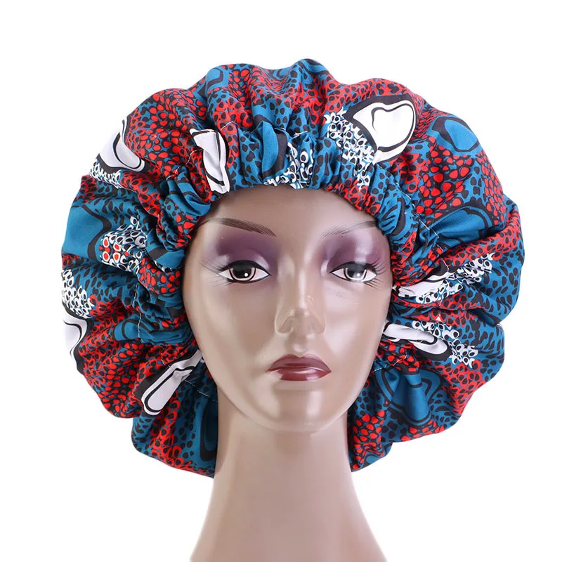 Тканевая шапка для сна из Анкары с принтом эластичная чалма широкими лентами