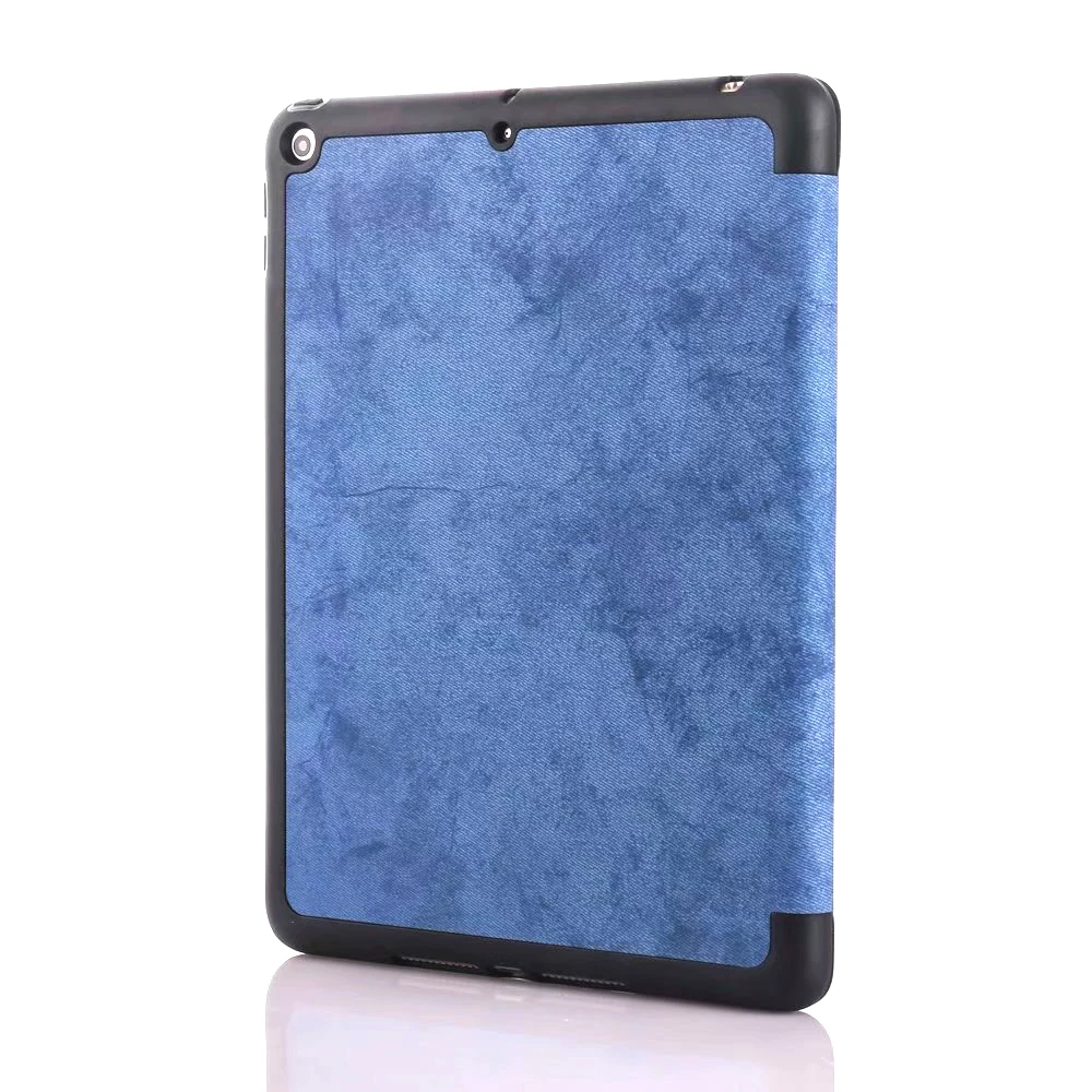 Для iPad 9,7 дюймов Pro 9,7 чехол с карандашом держатель трехстворчатая подставка задняя крышка для iPad 5 6 Air 1 2 Smart Funda HY006