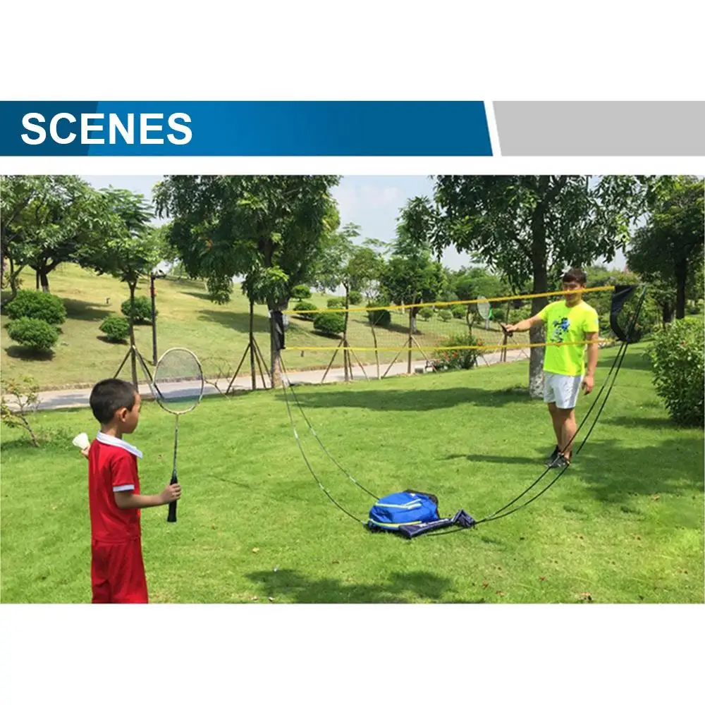 

Portable 2.9M Standard Sport Training Net Children Training Net Braided Badminton Badminton Training Net Nylon Dark Red Durable