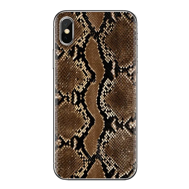 python yellow gold Art Snake Viper For Xiaomi Redmi 4A S2 Note 3 3S 4 4X 5 Plus 6 7 6A Pro Pocophone F1 TPU Transparent Bag Case |