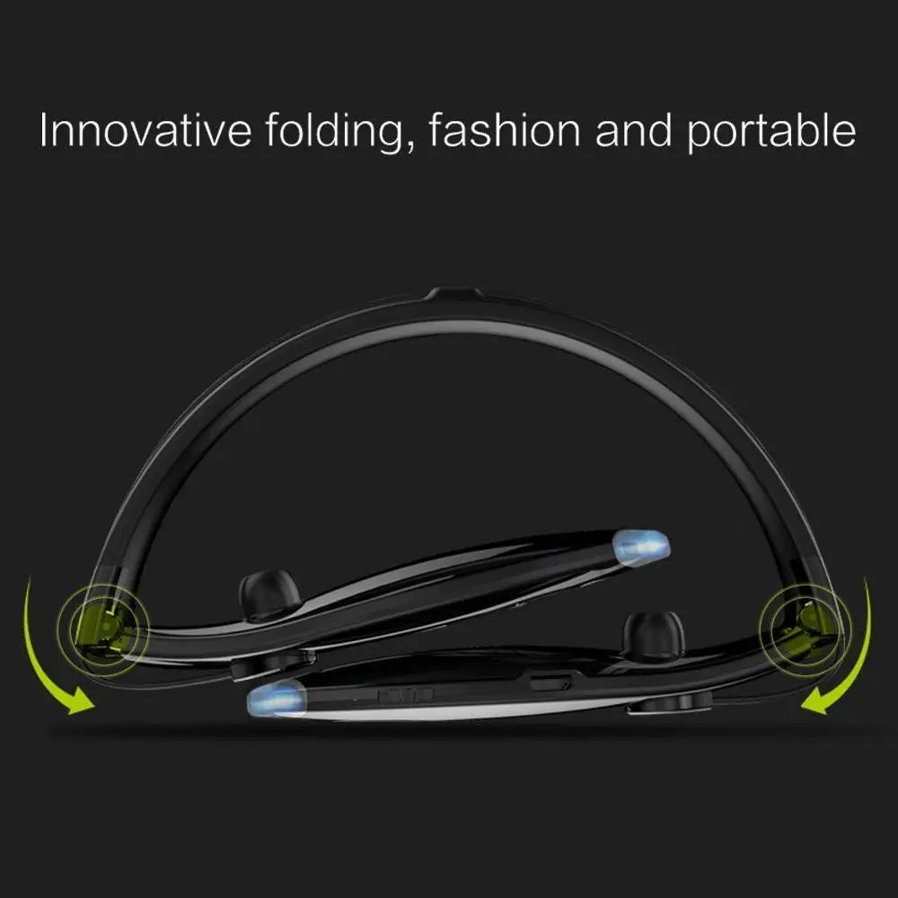 

Bluetooth Wireless Earphones Luminous Neckband Running Sport Stereo Noise Cancelling In-ear Earbuds for Iphone Phone Computer