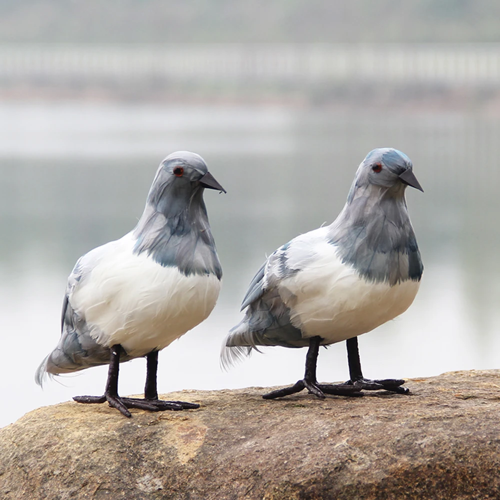 Домашний сад имитация модели голубей искусственная птица фигурка