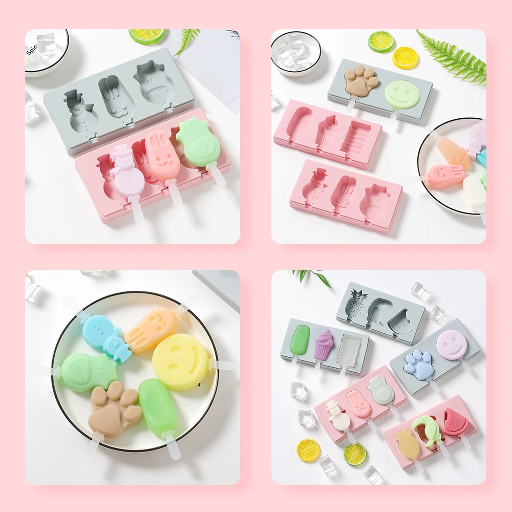 Силиконовая форма для мороженого с крышкой сделай сам приготовления домашнего