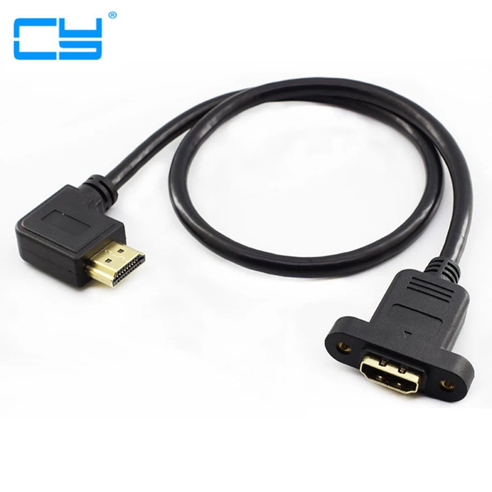 Высокая Скорость совместимому с HDMI Мужской к женскому удлинитель Ethernet золото