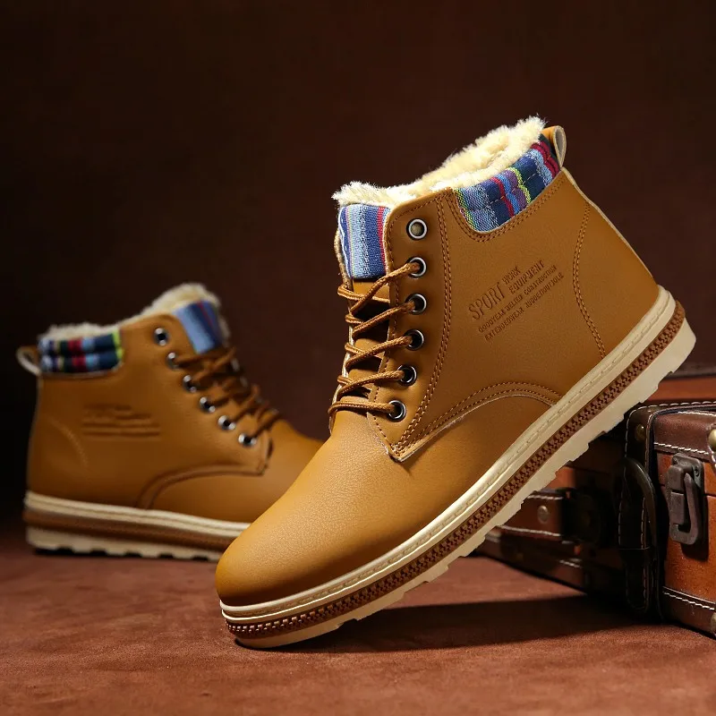 С волнообразным краем zapatos de hombre Обувь для улицы Мужские полусапоги дешевые