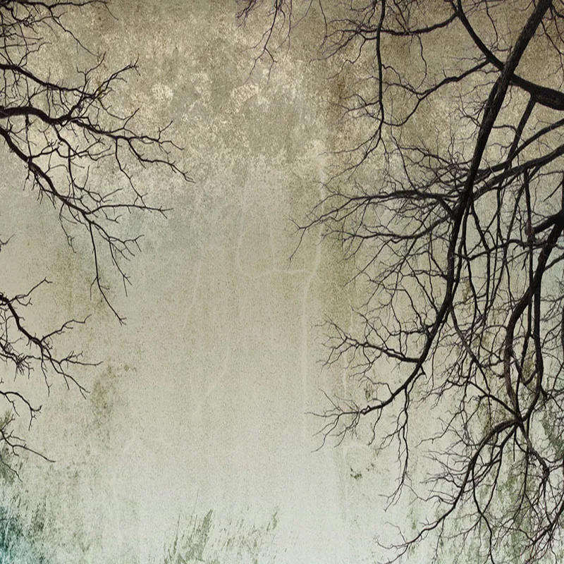 Пользовательские 3D Настенные обои ретро ветки фото Гостиная Наклейка для