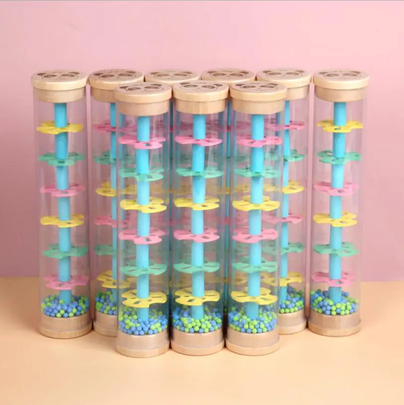 Деревянная дождевая палочка для малышей устройство раннего развития