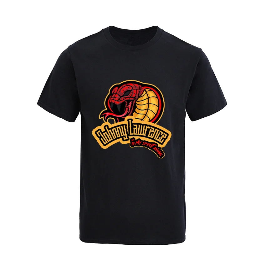 

Мужская хлопковая футболка с коротким рукавом и круглым вырезом