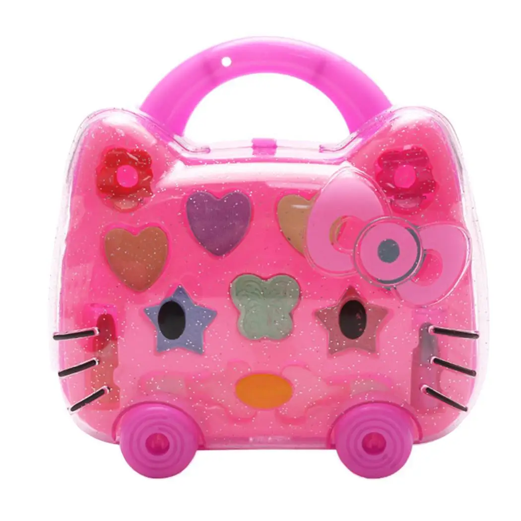 Дети девушки макияж набор дети косметика ролевые игры комплект 3 + Принцесса как