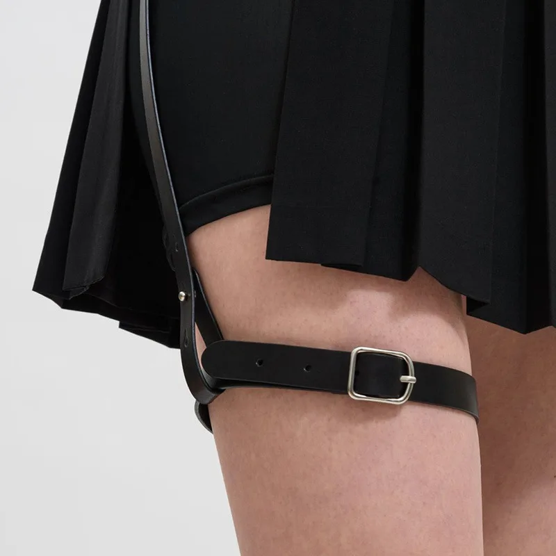 

Women Summer Harajuku Sexy Irregular High Waist Bandage Pleated Skirts Female Korean Black Gothic Mini Bodycon Skirt Clubwear