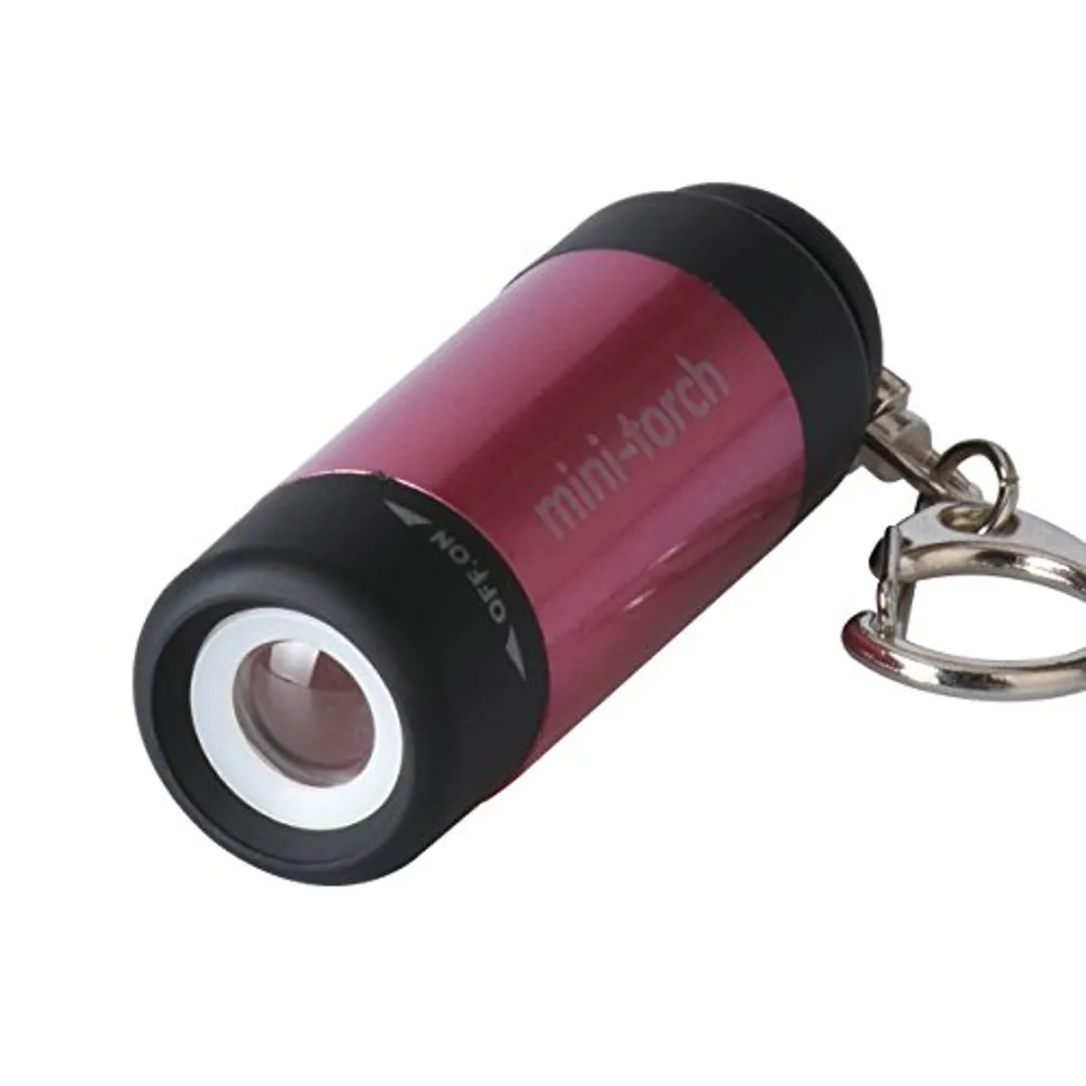 Светодиодный фонарик SKYWOLFEYE портативный мини-брелок USB Перезаряжаемый Карманный фонарик лампа IP67 Водонепроницаемый 9,6