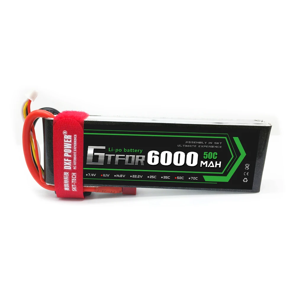GTFDR 2 шт. RC батарея Lipo 7,4 V 11,1 V 2S 3S 6000MAH 6500MAH 6200MAH 7000mah 50C 60C 80C 100C 120C для RC Stampede автомобильный Дрон