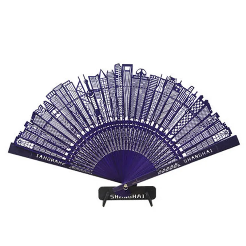 Креативный полый складной веер ручной работы женский и мужской в китайском стиле