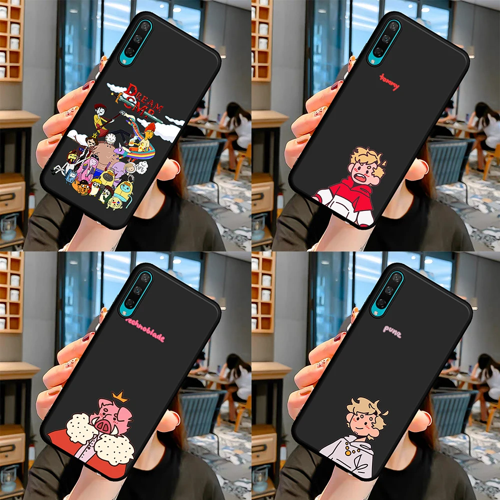 

New Dream Smp anime cartoon cute for Huawei Honor 8 Lite 8X 8C 9X 9 10 Lite 20 Pro V20 10i 20i 8S 8A 30 Pro 30S Phone Case coque