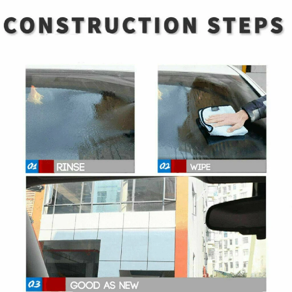 

Auto Car Vehicles Glass Marks Oil Film Removal Agent Stains Remover Cleaner