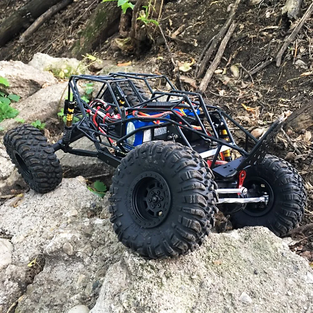 Полная рама Металлическое шасси металлический корпус рулон клетка для 1/10 RC Crawler