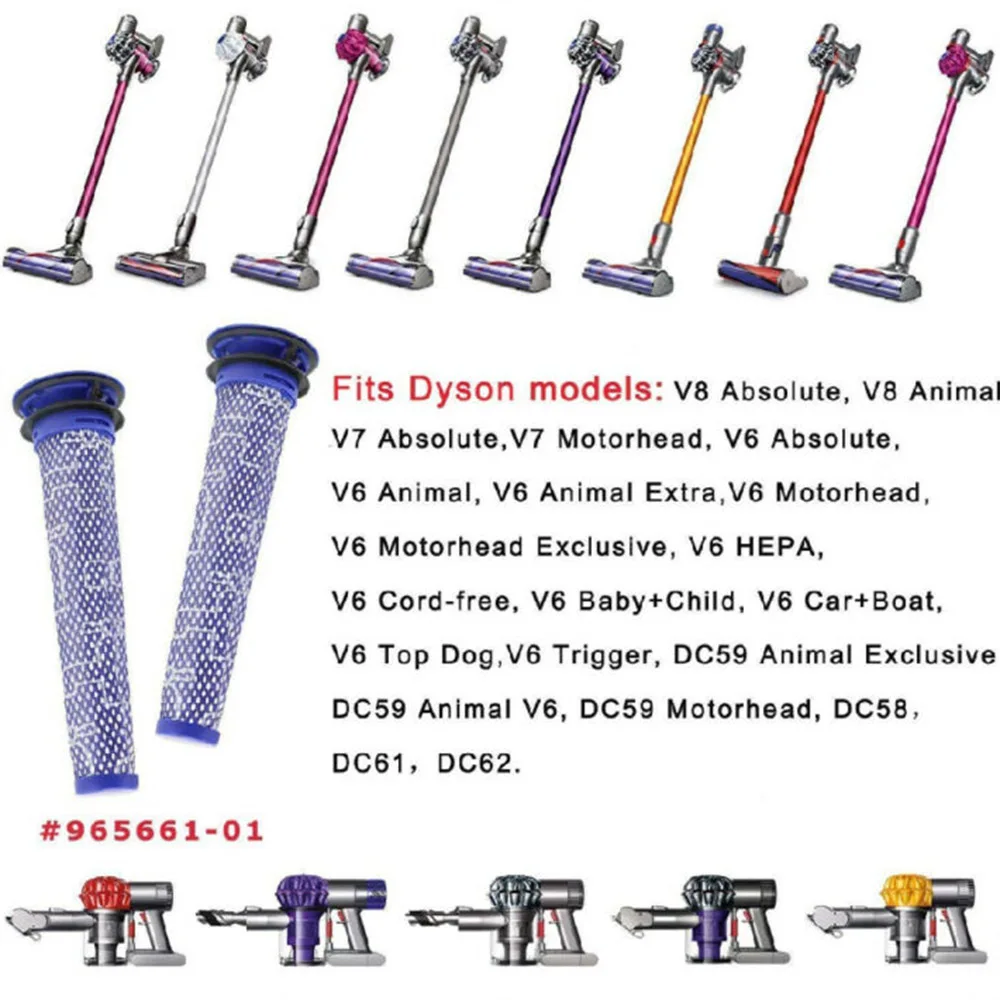 

Animal Cordless High quality Brush Filters Replacement New DC59 DC61 Set