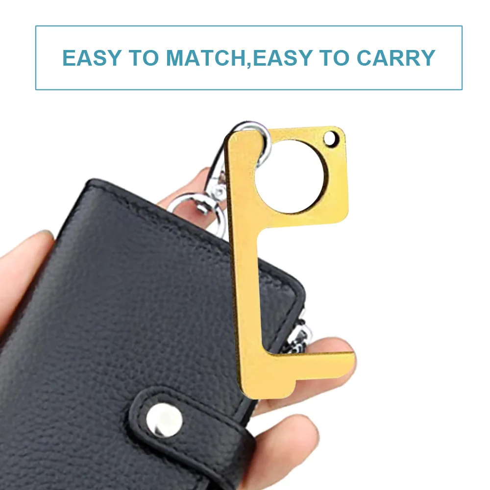 Новая бесконтактная кнопка для лифта безопасная дверная ручка латунный ключ