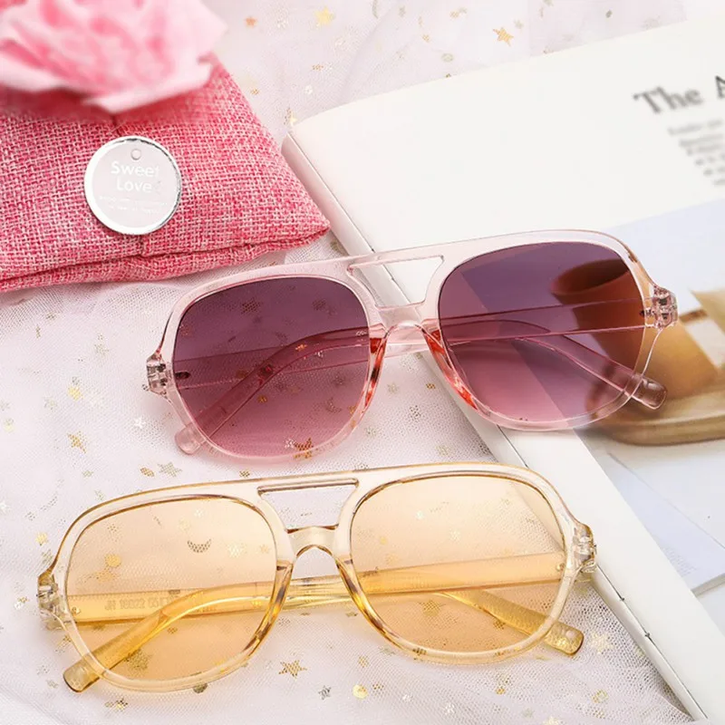 

New Arrivals Korean Style Fashion Trend Retro Simple Round Frame Eyewear Women Sunglasses
