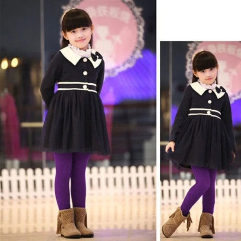 Штаны для девочек бархатные леггинсы ярких цветов маленьких новые брюки теплые