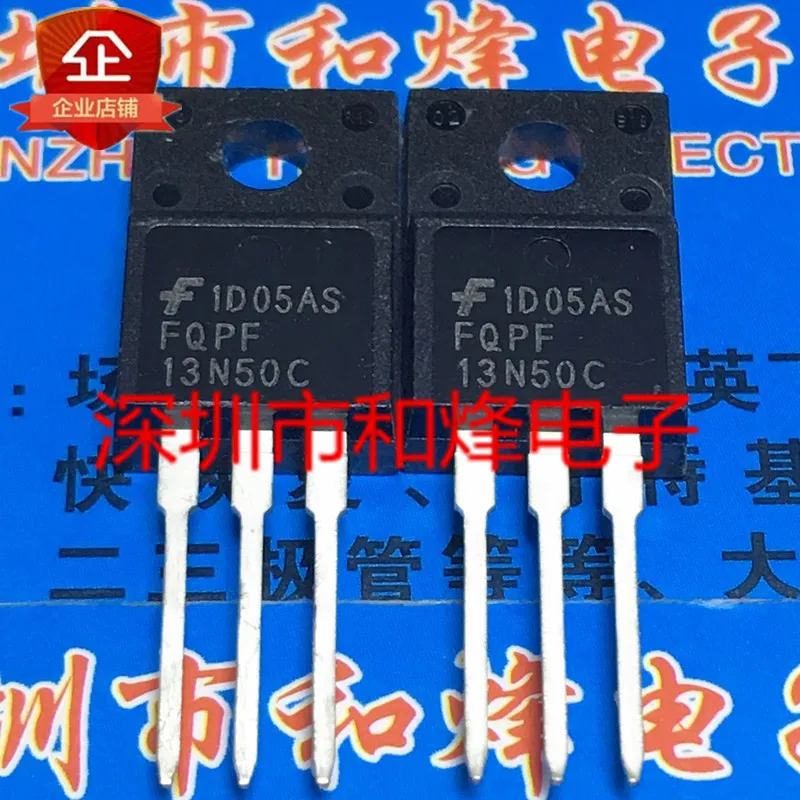 

6pcs/lot FQPF13N50C TO-220F 500V 13A In Stock