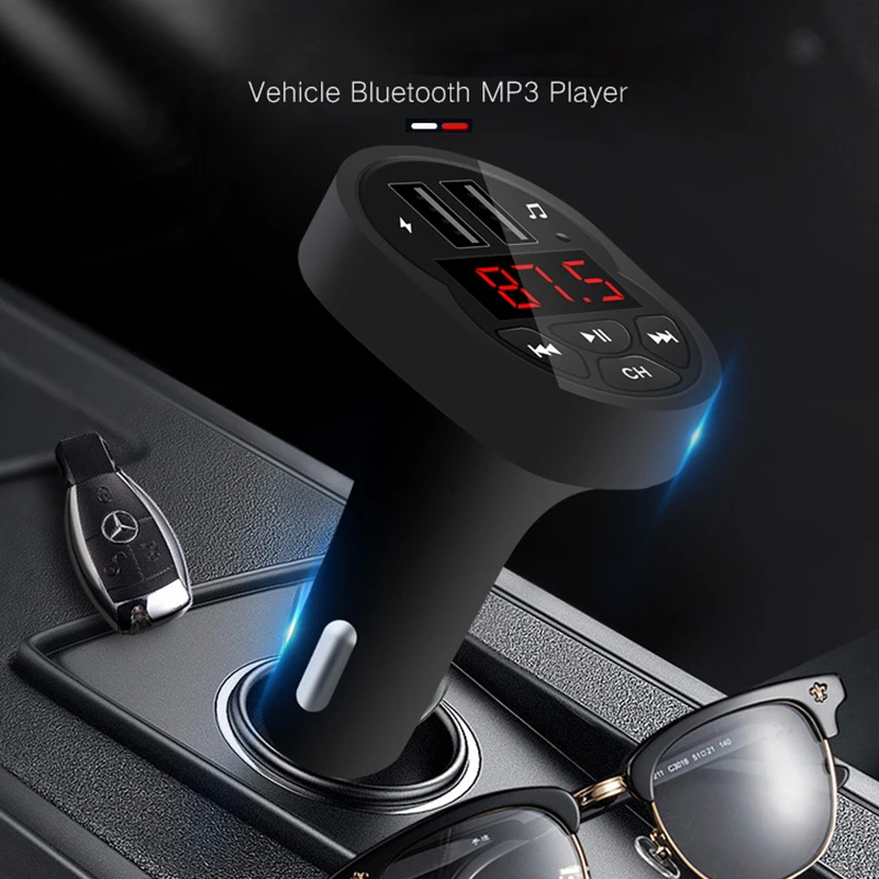 Автомобильный MP3 плеер JINSERTA TF 32 ГБ U диск воспроизведение музыки 2 порта USB