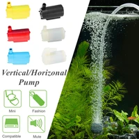 2 styles usb vertical horizonal double oxygen pump portable household fishing aquarium 5v 1w single air compressor