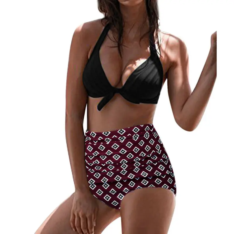 Сексуальный стиль женские летние комплекты бикини бандажные украшения без