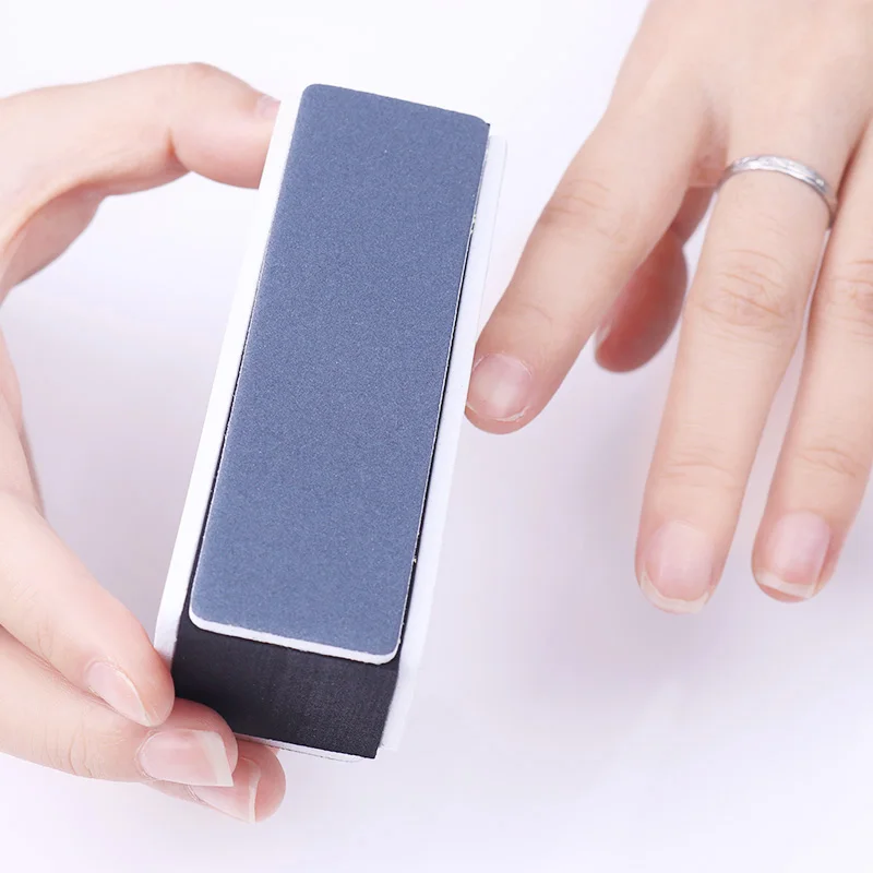 Пилки для ногтей 4 стороны губка буферный шлифовальный блок Полировка пилка УФ