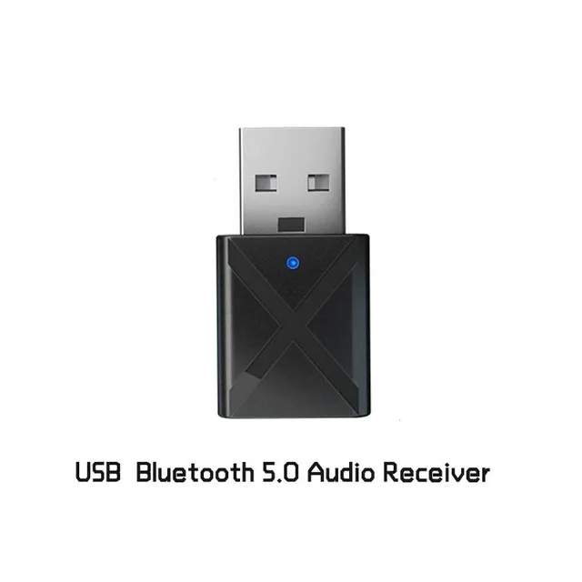 USB Bluetooth 5.0 Bluetooth 5,0 автомобильный аудиоприемник настоящий стерео динамик bluetooth-аудиоресивер адаптер для автомобиля комплект беспроводной Aux 3,5 мм разъем#2 - Название цвета: USB Bluetooth 5.0