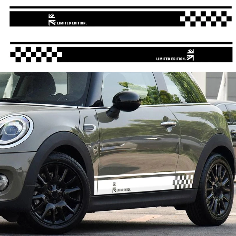 

2 шт. автомобильные длинные боковые наклейки UK Limited Edition для Cooper R56 R57 R58 R50 R52 R53 R59 R61 Countryman R60 F60 F55 F56