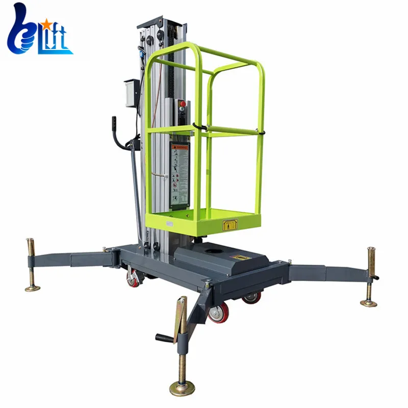 Стандартные одномачтовые типы гидравлических промышленных ножничных